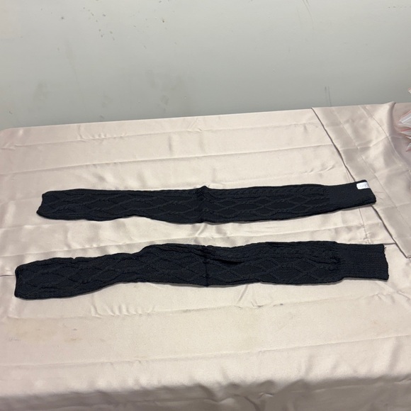 Bundle of Ten Black Cable Knit Socks - Picture 4 of 5